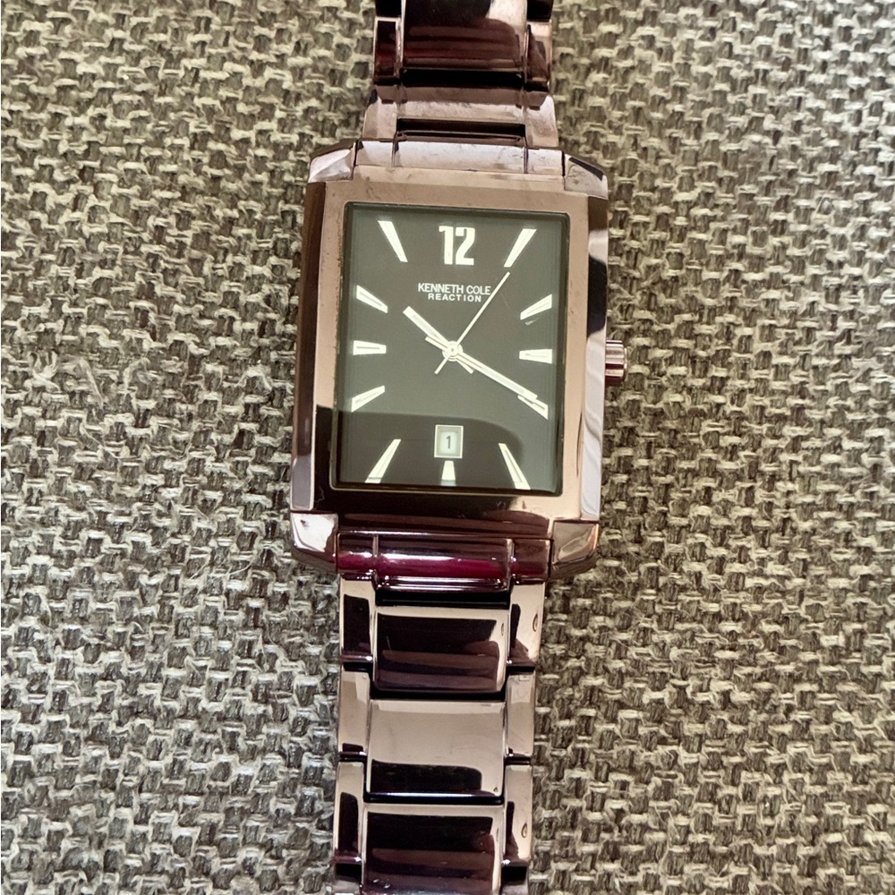 Kenneth Cole Black and Brown Men's Watch